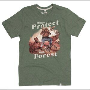 The Landmark Project PLEASE PROTECT OUR FOREST T-shirt Size XS Unisex